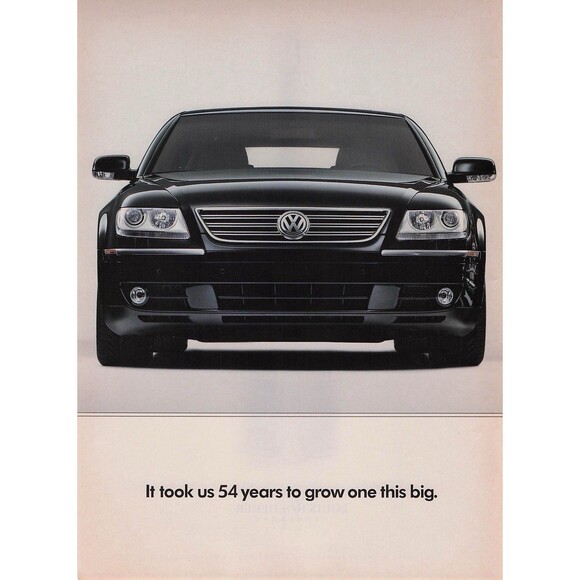 2003 Phaeton VW Volkswagen car 54 Years Old Beetle art Photo Pinup Poster Print - Picture 2 of 3